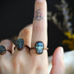 Labradorite Skull Ring