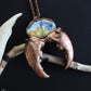 Labradorite Claw Amulet