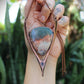 Wishbone Necklace - Polychrome Jasper