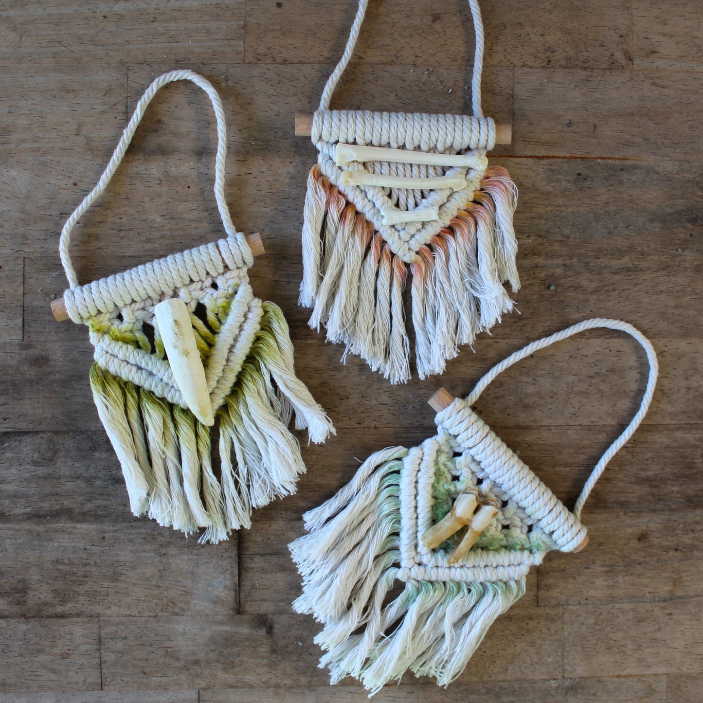 Mini Macrame Wall Hangings