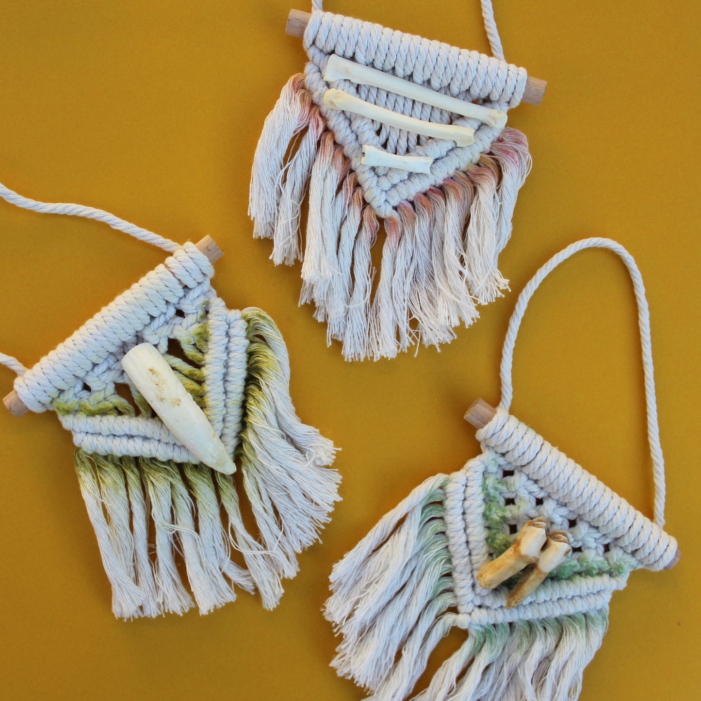 Mini Macrame Wall Hangings