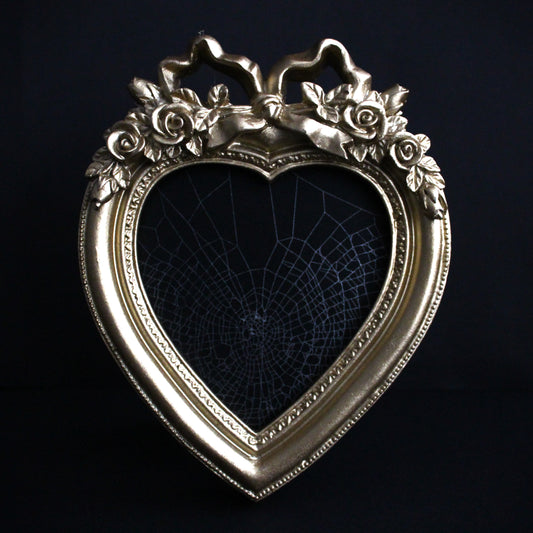 Framed Heart Spider Web