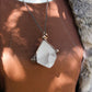 Quartz and Mink Bone Necklace