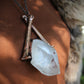 Cat Bone and Quartz Necklace