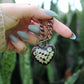 Snake Bones Heart Necklace