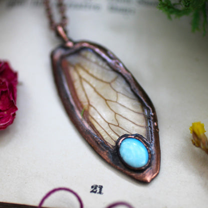Transparent Opal Cicada Wing