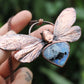 Moonstone Cicada Necklace