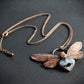 Moonstone Cicada Necklace