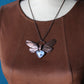 Moonstone Cicada Necklace