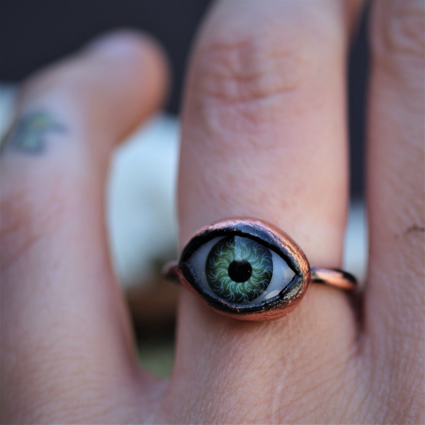 Eyeball Ring (Green)