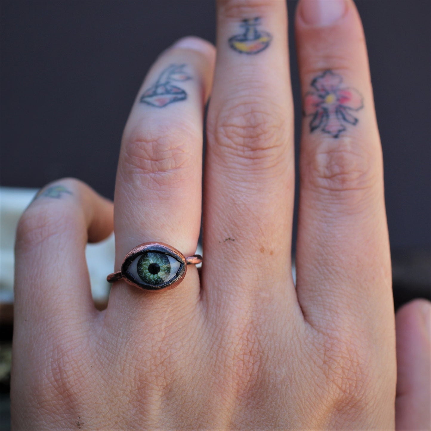 Eyeball Ring (Green)