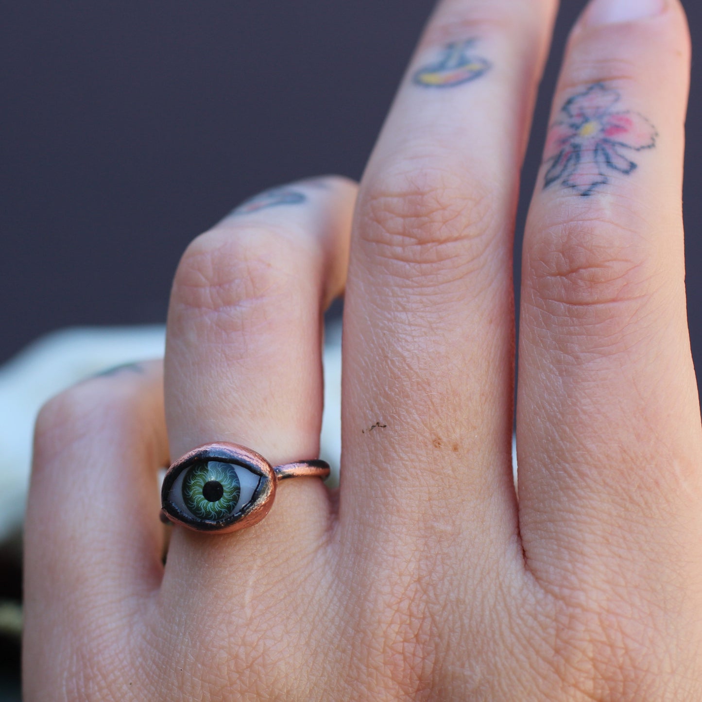 Eyeball Ring (Green)