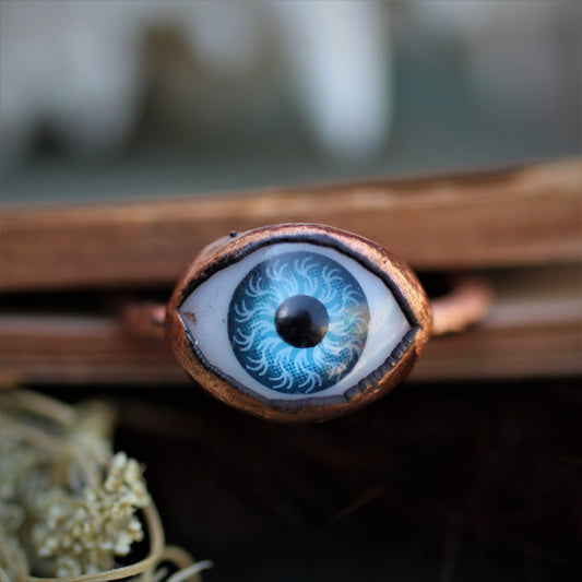 Eyeball Ring (Blue)