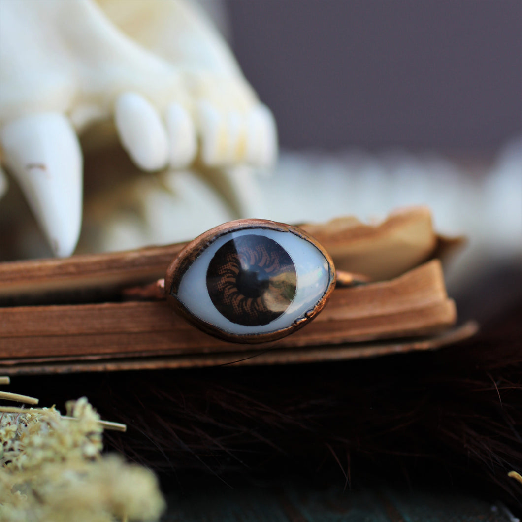 Eyeball Ring (Brown)