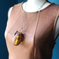 Wasp in Amber Pendant