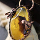 Amber Honeybee Necklace