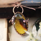 Amber Honeybee Necklace