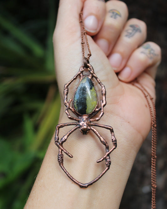 Bumblebee Jasper Orb Weaver