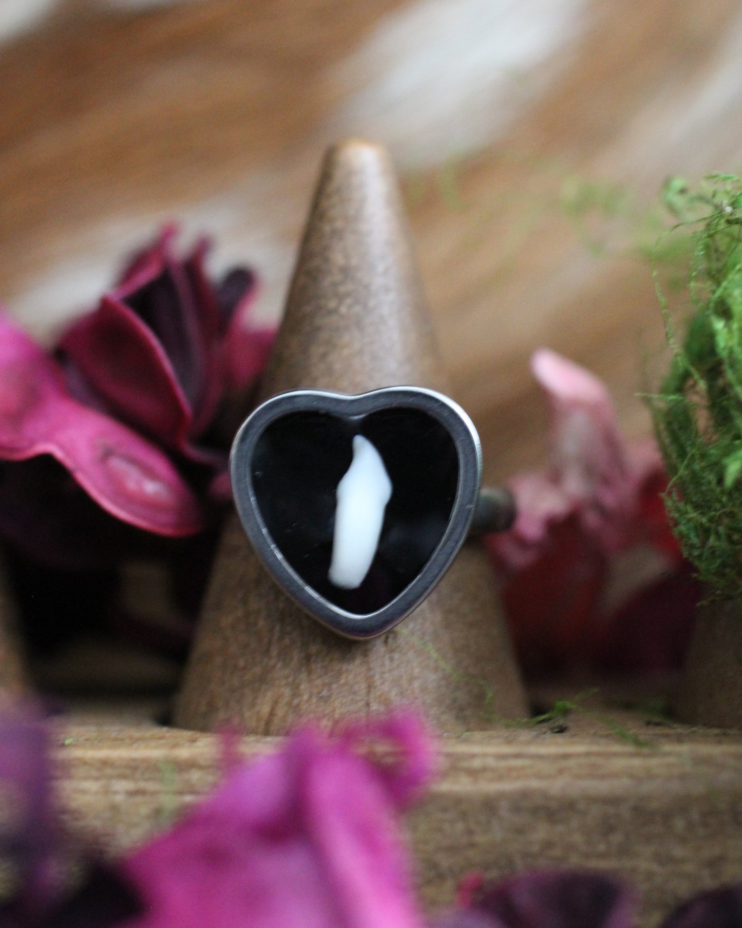Heart Shaped Tooth and Bone Rings