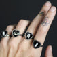 Heart Shaped Tooth and Bone Rings