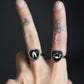 Heart Shaped Tooth and Bone Rings