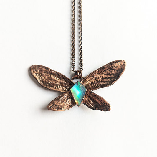 Aurora Cicada Wing Necklace