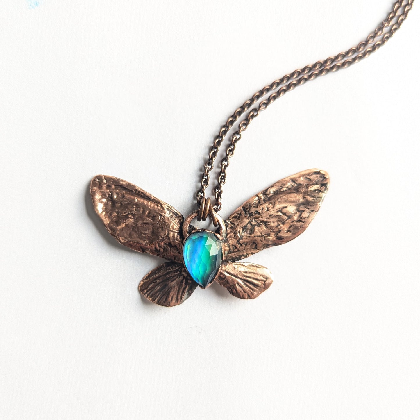 Aurora Cicada Wing Necklace