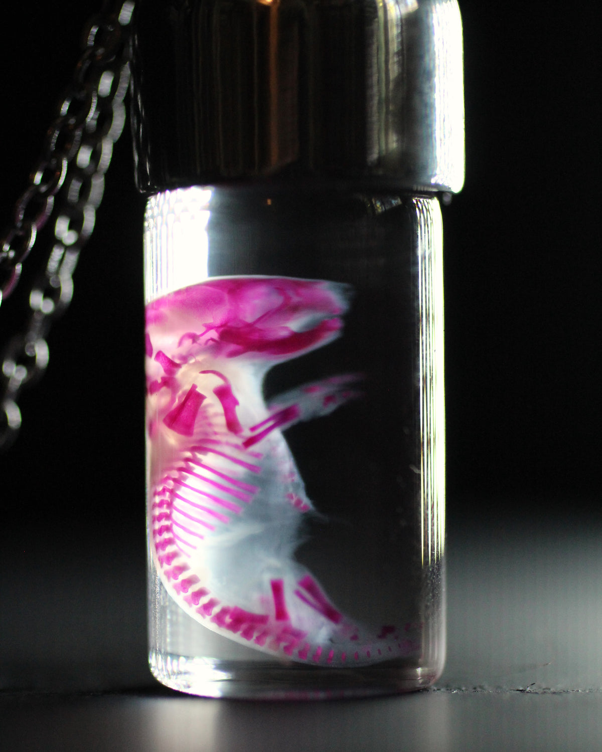 Diaphonized Pinkie Mouse Necklace