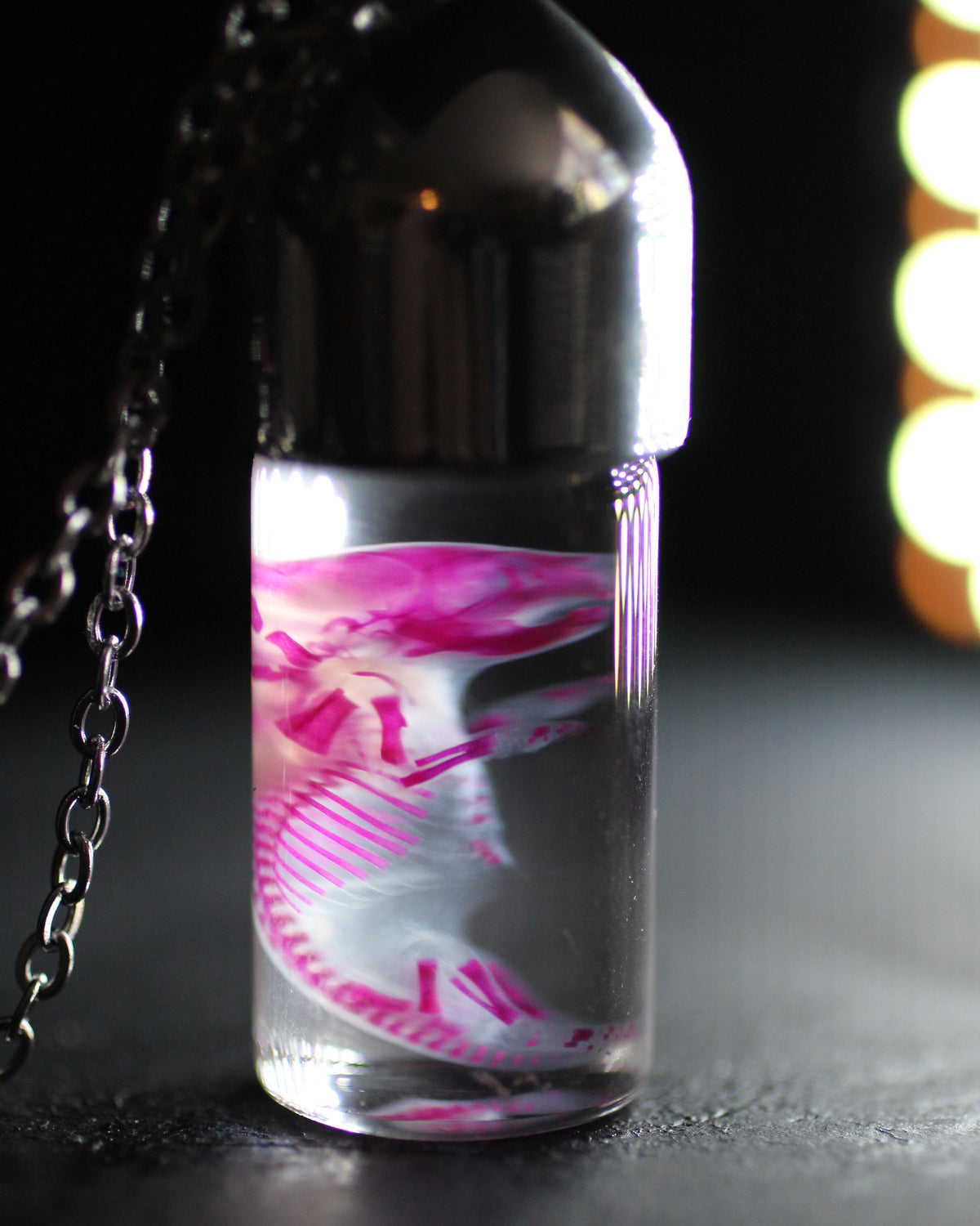 Diaphonized Pinkie Mouse Necklace