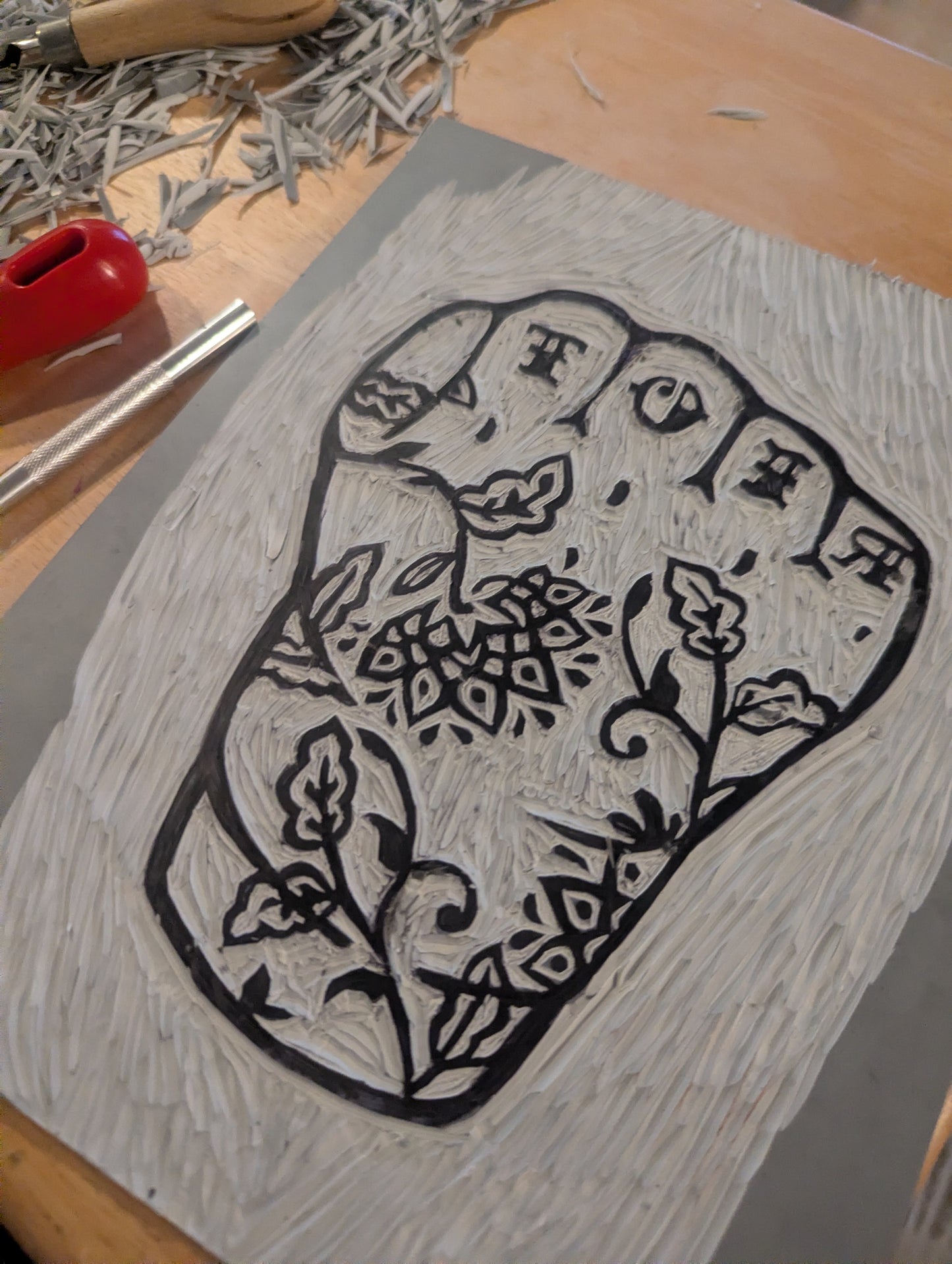 RIOT print to support victims of ICE