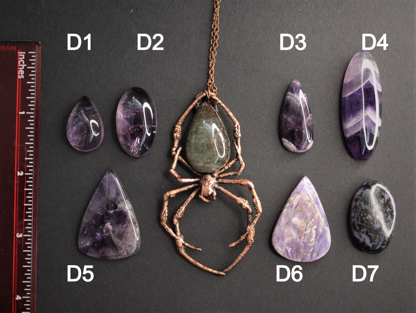 CREATE YOUR OWN Orb Weaver - Choose Your Stone