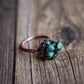 Raw Emerald Ring