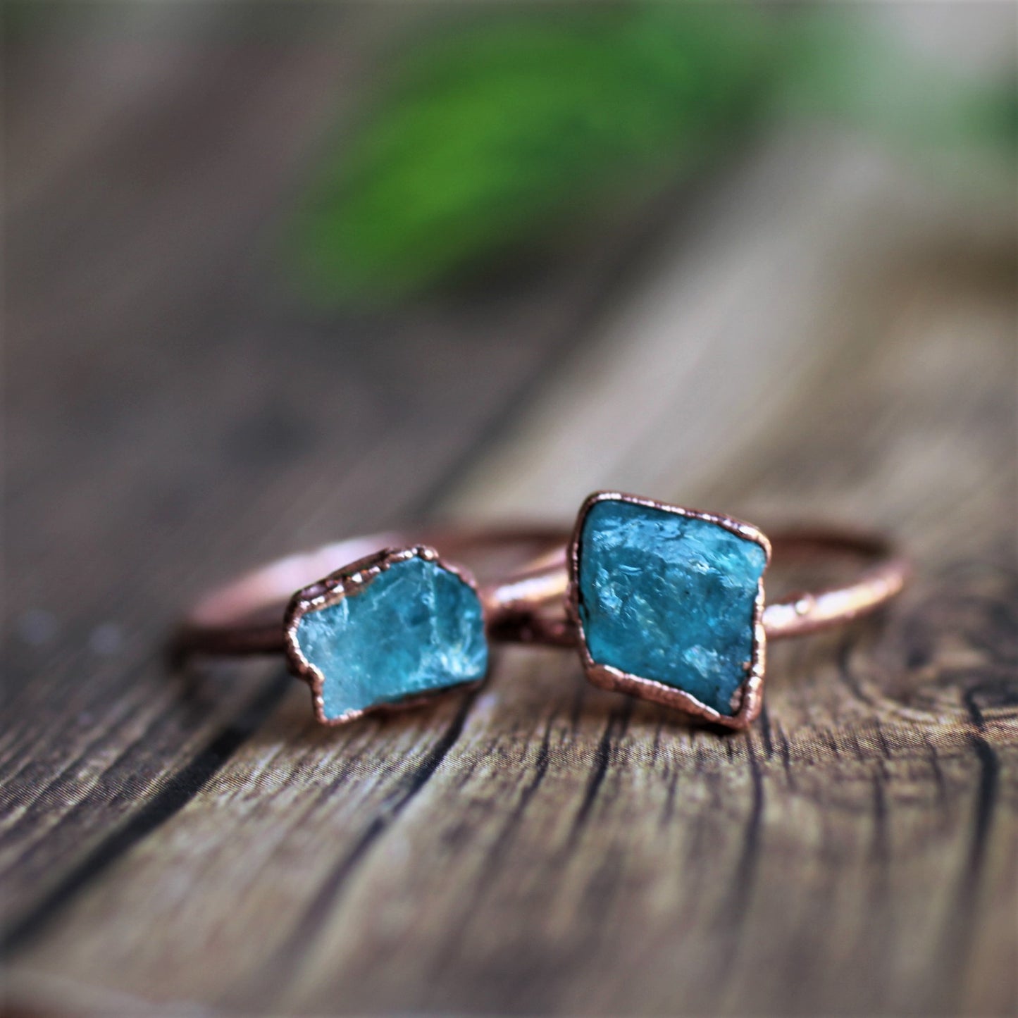 Raw Apatite Ring